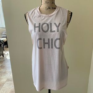 Charlotte Russe studded sleeveless top